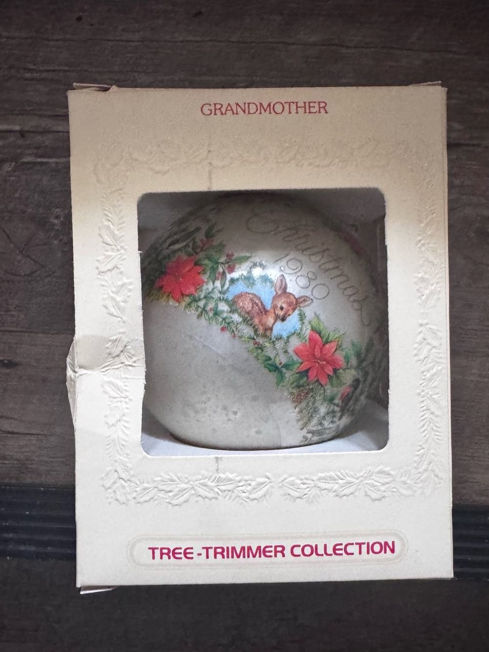 Vintage hallmark 1980 keepsake Christmas ornament